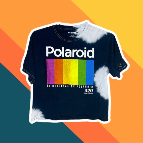 Polaroid vtg tie dye crop tee 🌈 - Picture 5 of 5